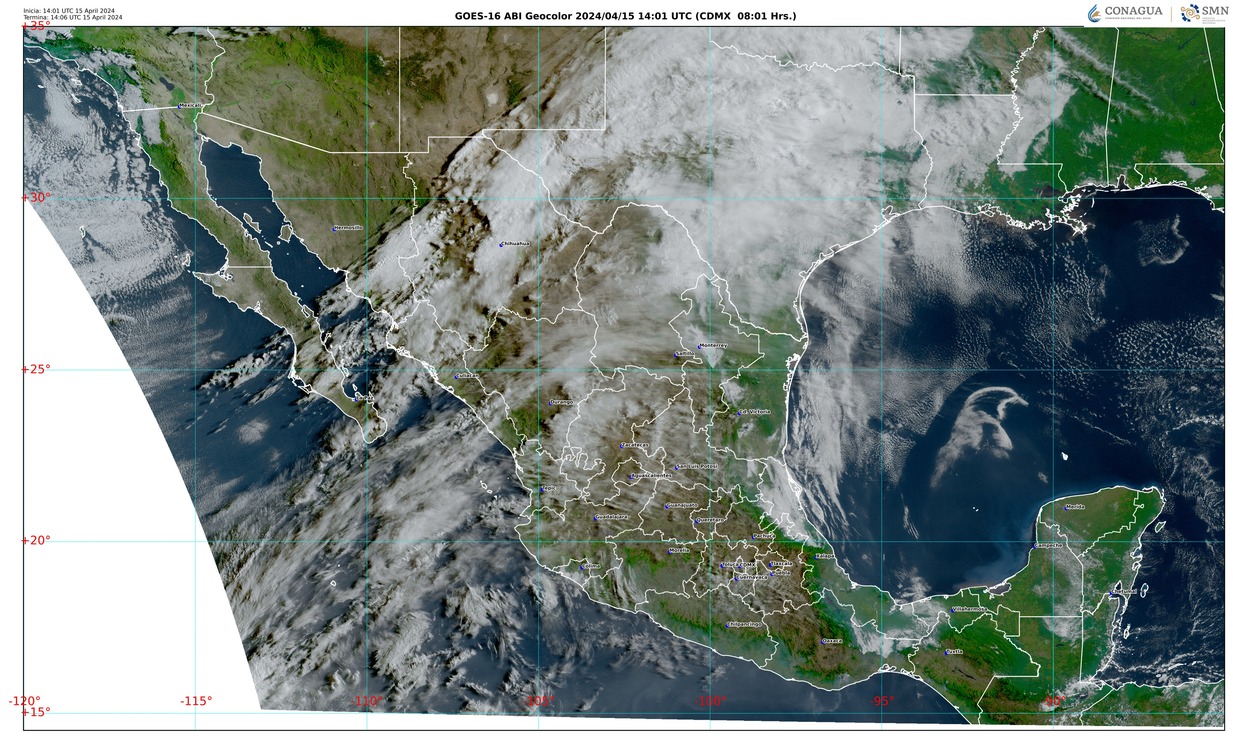 Se estiman temperaturas máximas de 45 grados Celsius debido a la onda de calor: SMN