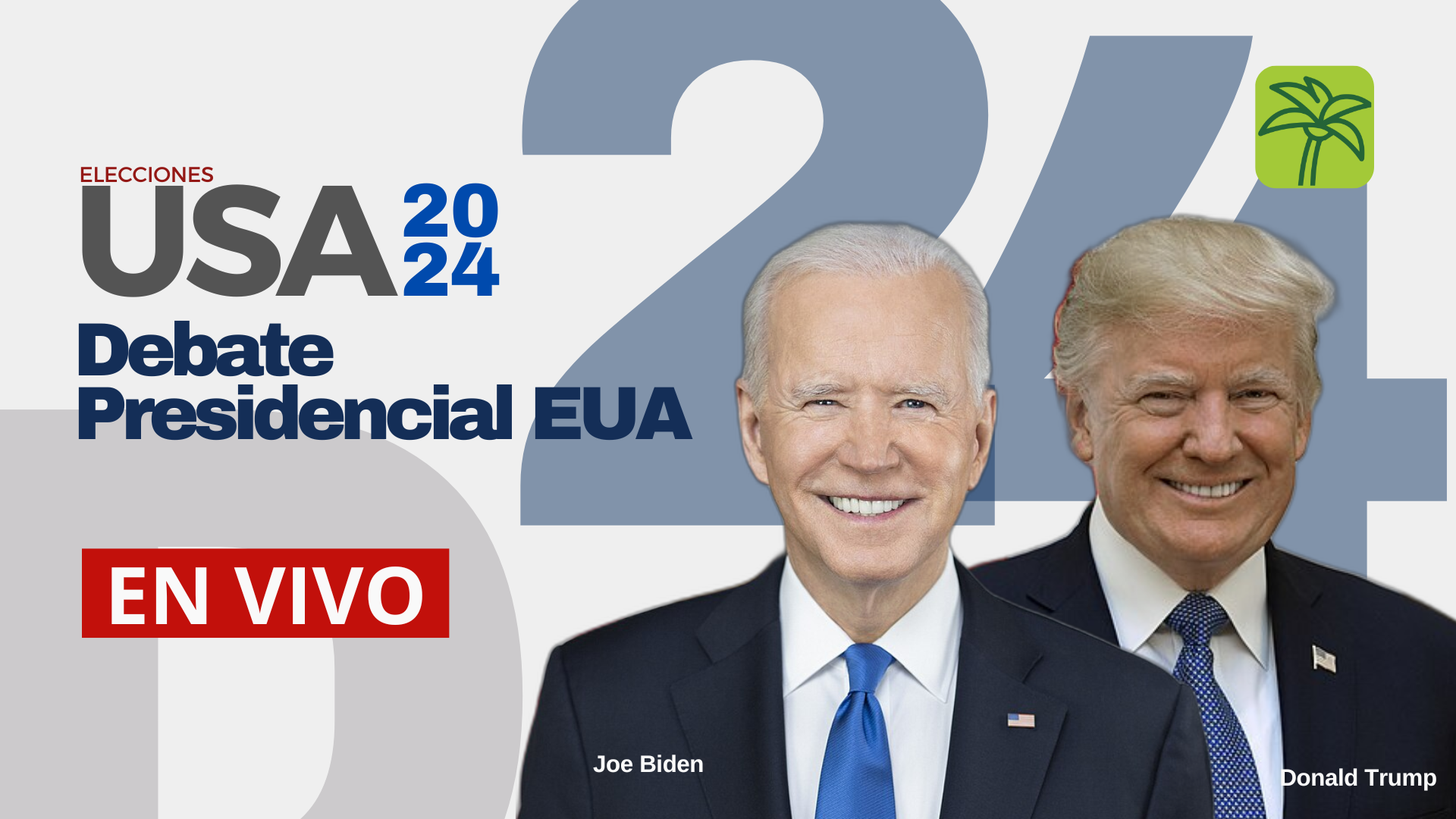 Señal EN VIVO y Live Blog del Debate Presidencial EUA 2024